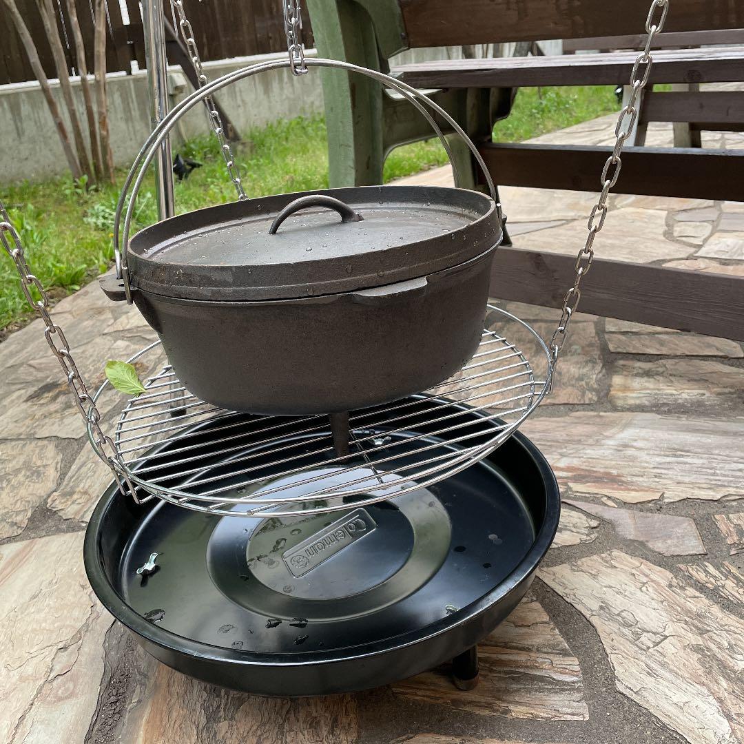 ステンレスダッチオーブン 双葉工業 FK-1016 リッドリフター付 男満