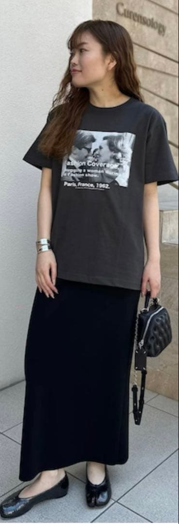 カレンソロジー　コットンリブニットタイトスカート　コーチリュック