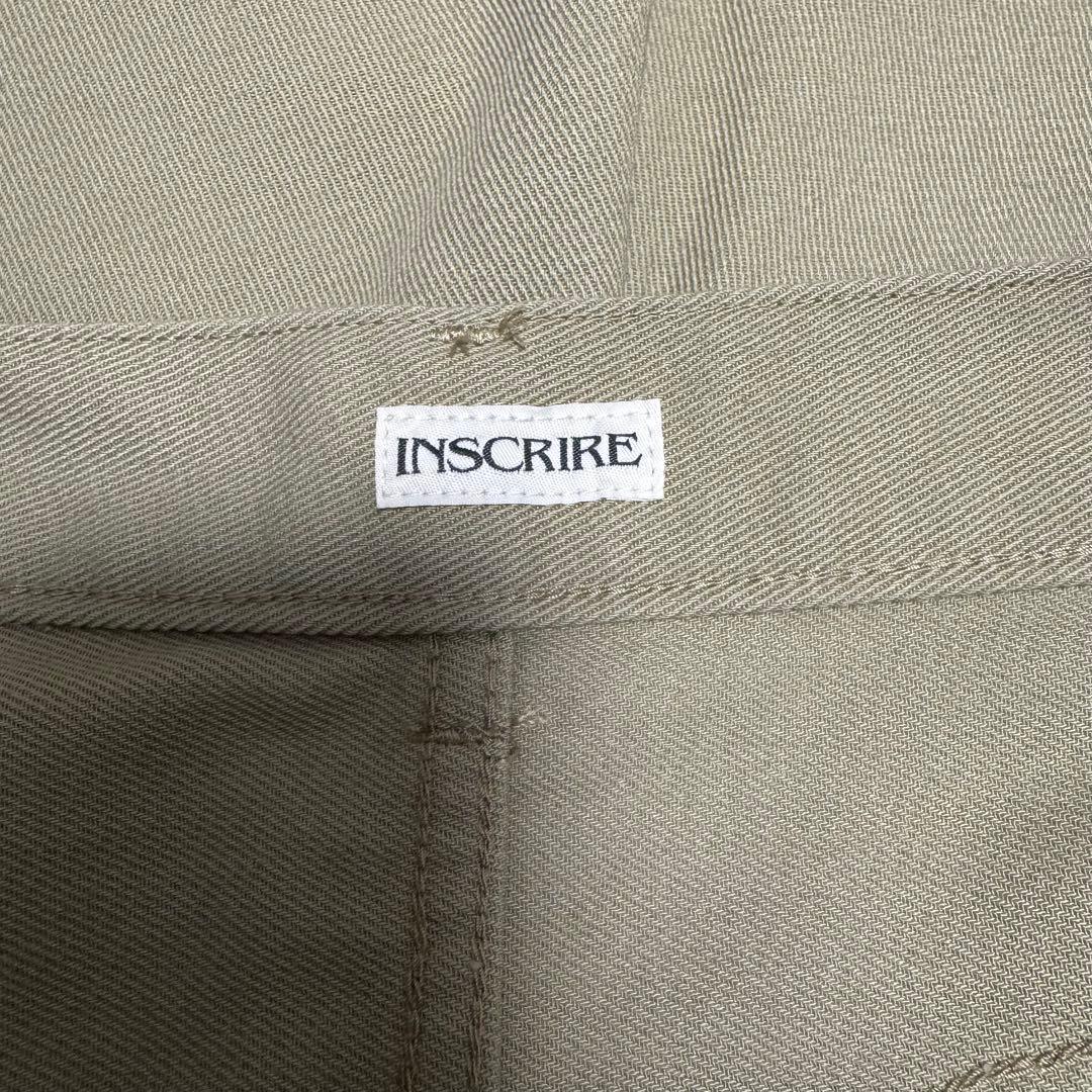 パンツ INSCRIRE E/C Loose Fit Pants BEIGE 32
