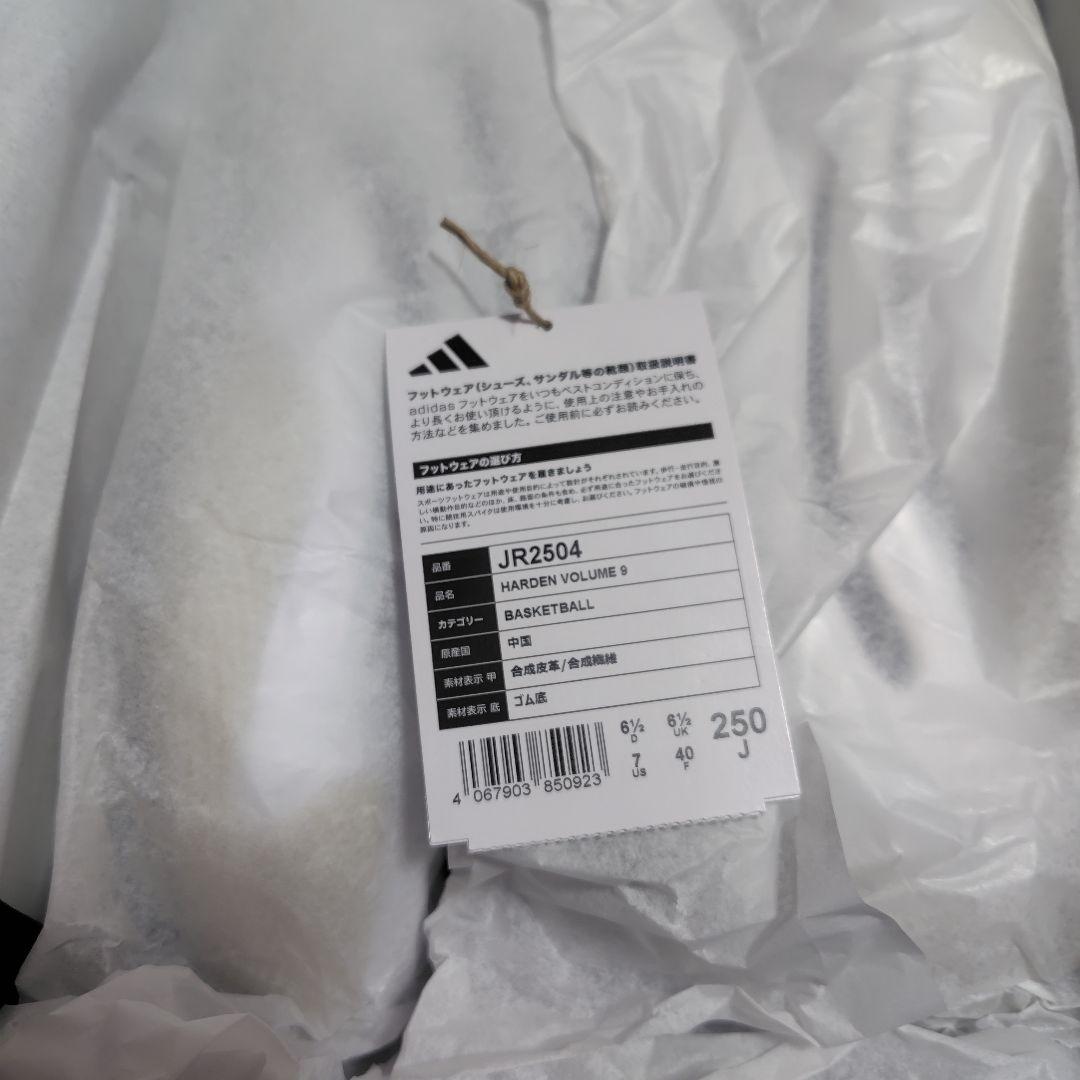 アディダス ハーデン ボリューム 9 クラウド ホワイト　(JR2504)