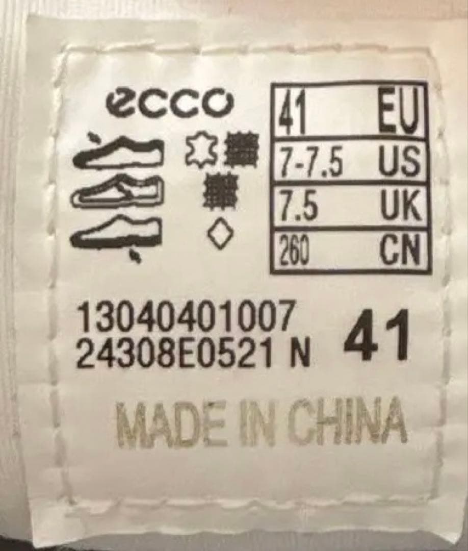 ECCO GOLFゴアテックスゴルフシューズ　25.5cm【極美品】