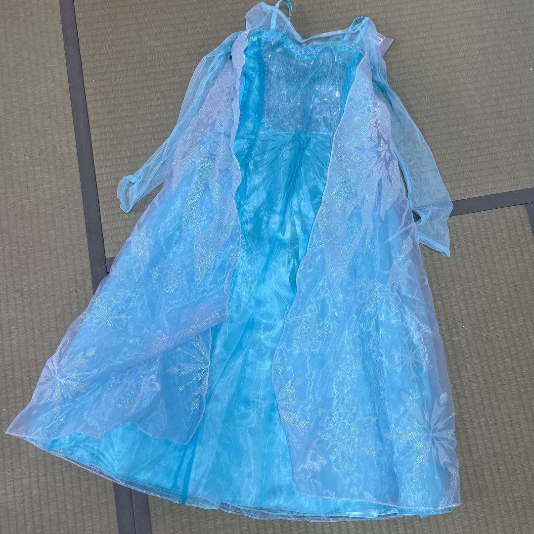 新品　Disney エルサ ドレス 水色 レギンス付き