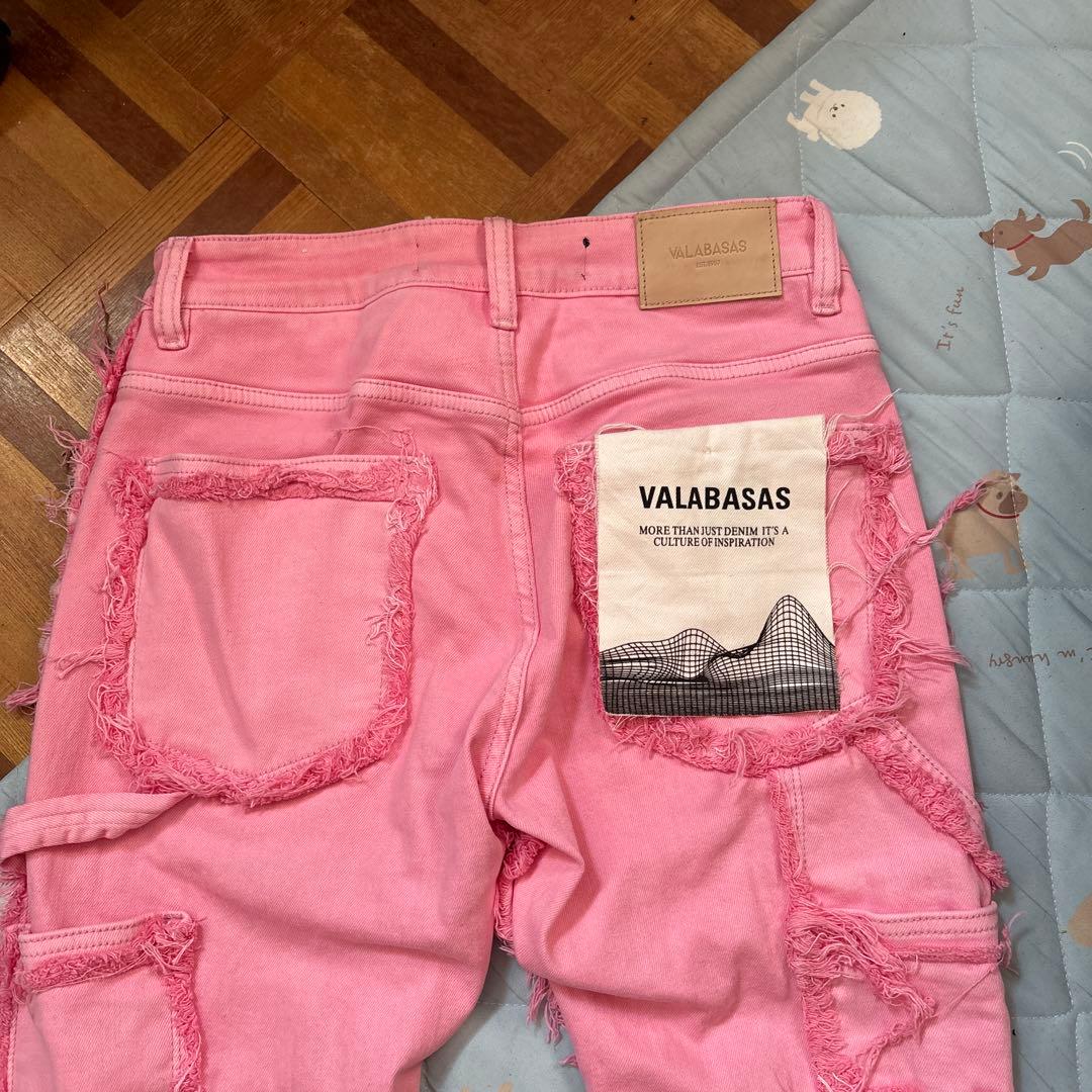 VALABASAS フレアデニム 29 バラバサス ピンク 早急取引希望 - メルカリ