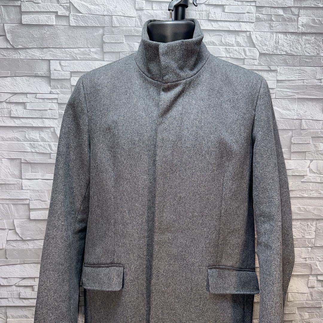 theory セオリー ウール カシミア混 スタンドカラー コート M - メルカリ