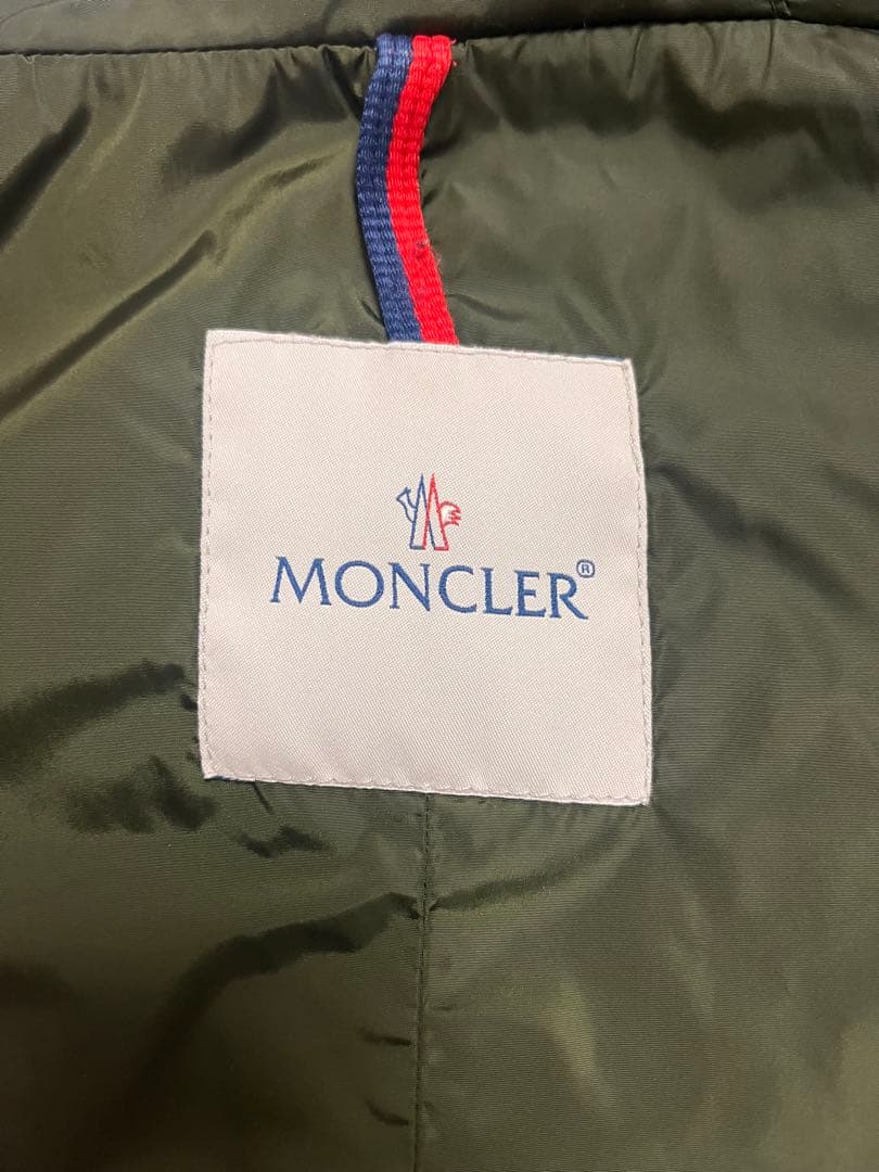 モンクレール　オリーブグリーン ナイロンジャケット