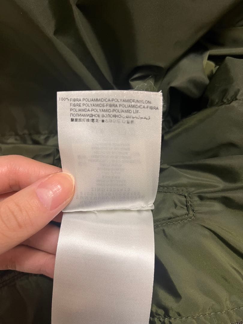 モンクレール　オリーブグリーン ナイロンジャケット