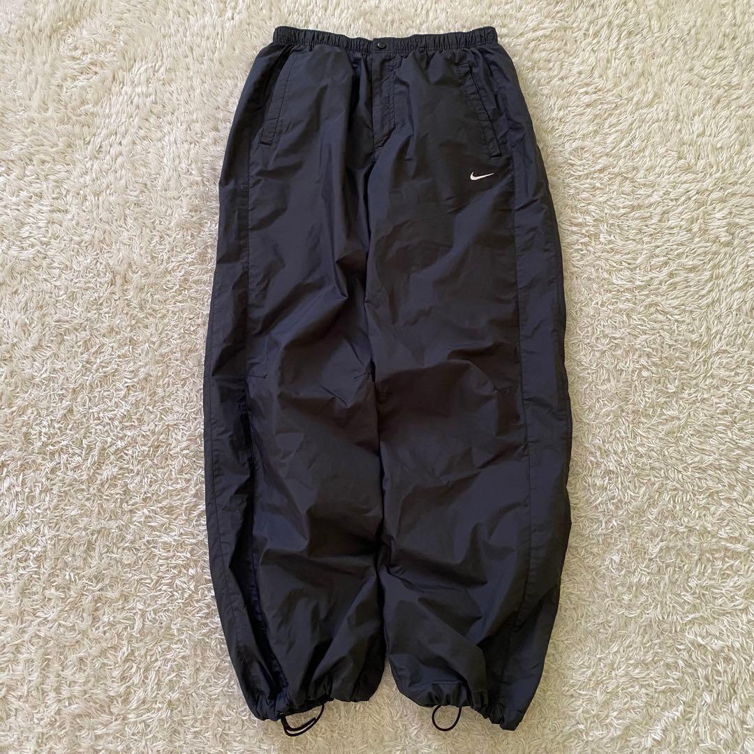00s NIKE ナイロンセットアップ　ドロー　刺繍ロゴ　サイズXL y2k