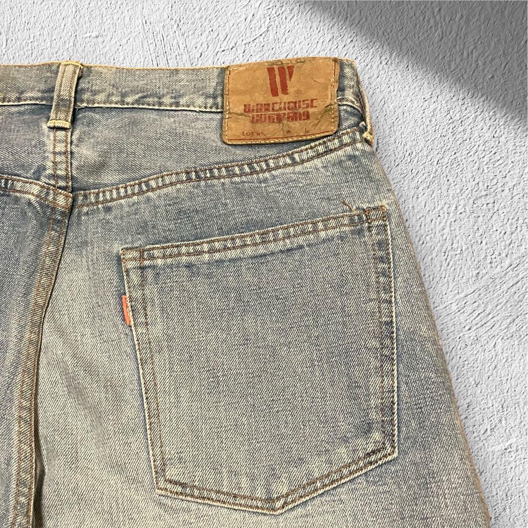 W34 ウエアハウス セコハン 1101相当 アイスブルー 濃淡落ち【赤タブ