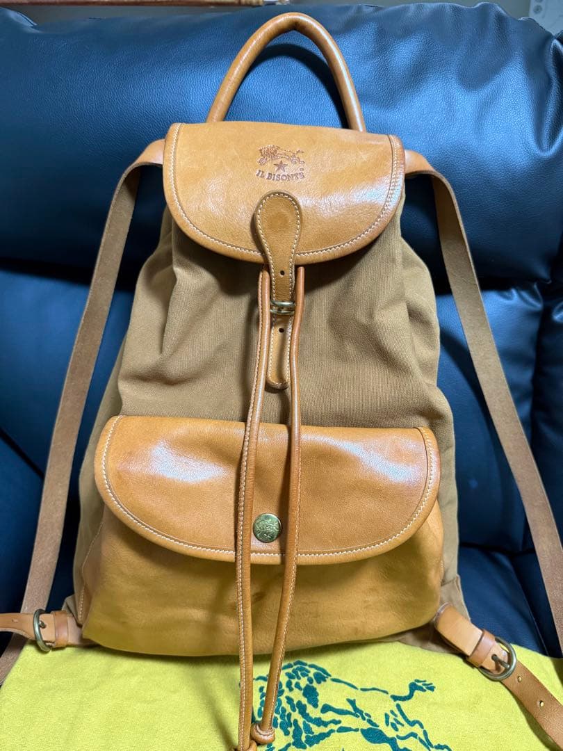 も*ん様 ☆IL BISONTE☆リュック バッグパック ヌメ 廃盤