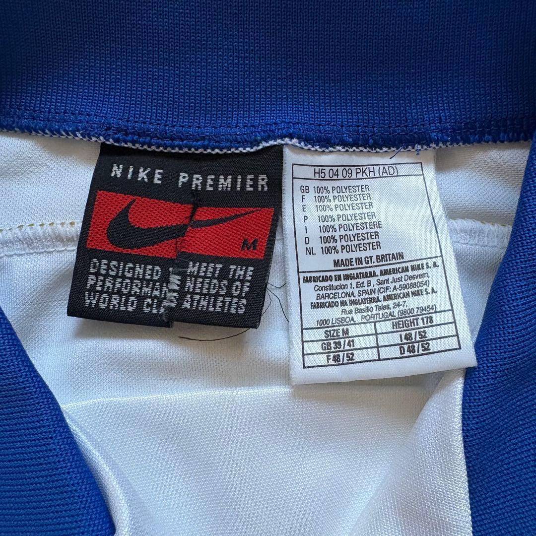 90sビンテージNike サッカーイタリア代表ユニフォーム ブルーMサイズ古着