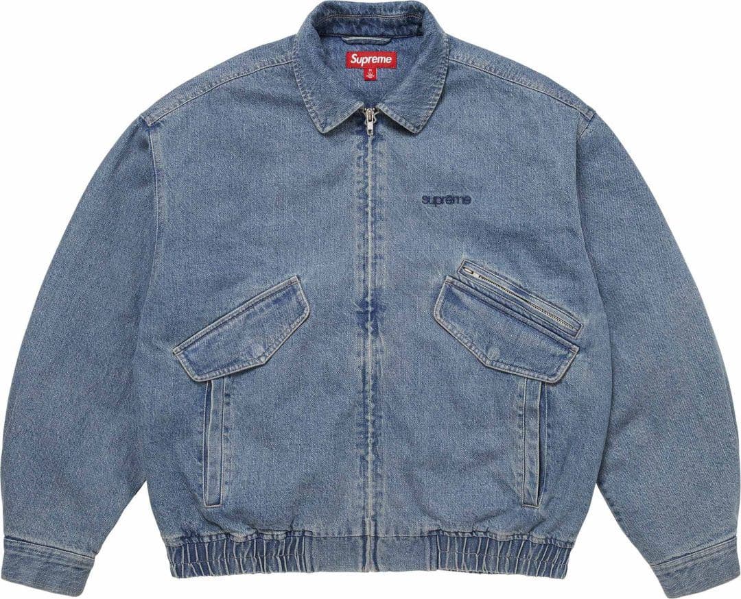 Supreme Hooded Utility Jacket Denim Mサイズ
