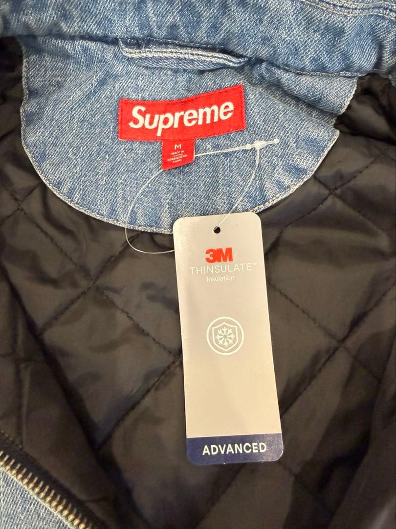 Supreme Hooded Utility Jacket Denim Mサイズ