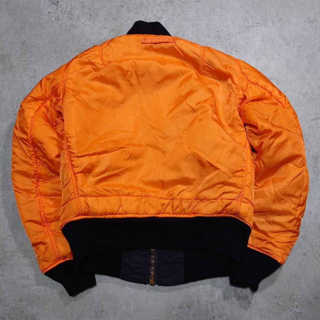 80s 90s ALPHA INDUSTRIES MA-1 USA製 縦ステッチ