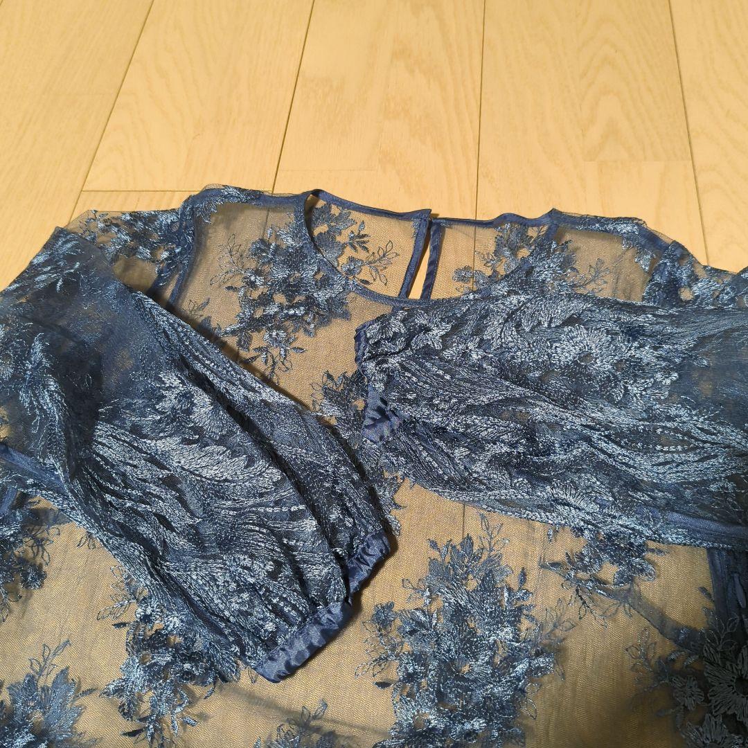 Ameri　3WAY LAYERED LACE DRESS