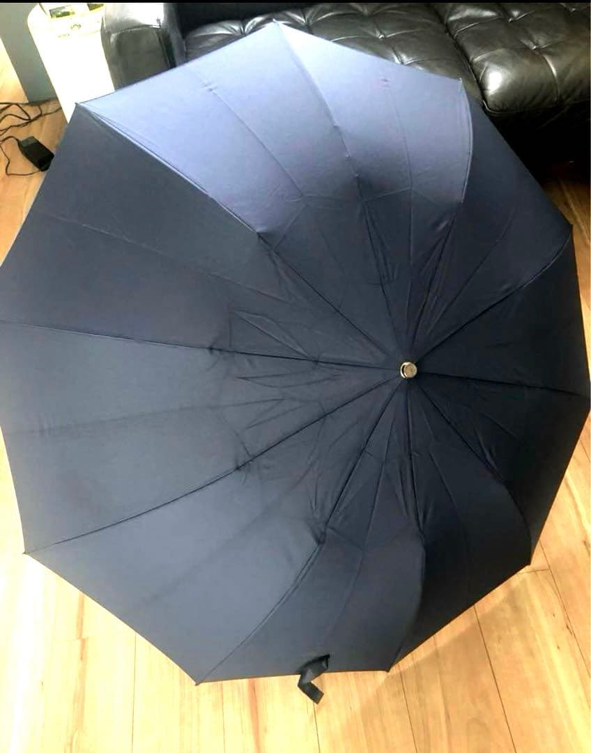 英国　FOX UMBRELLASフォックスアンブレラ　傘ネイビー