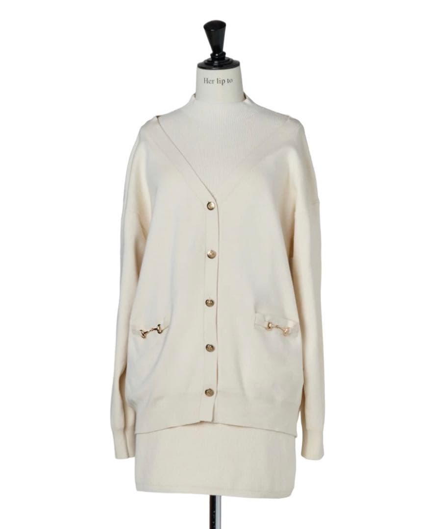 ワンピース herlipto Clemence Knit Dress Set