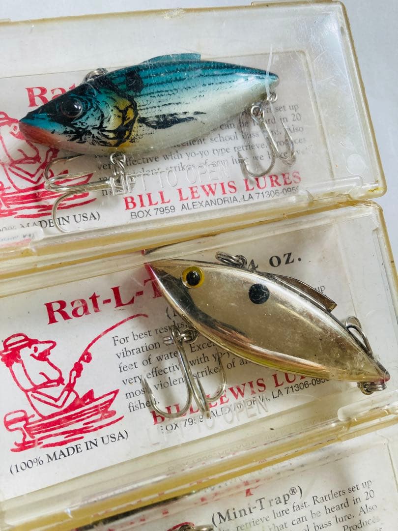 【オールドルアー】ビルルイス ラトルトラップ 1/4oz 10個セット