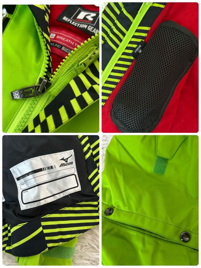 mizuno スキーウェア 上下 メンズ M L スノーウェア　スノボウェア