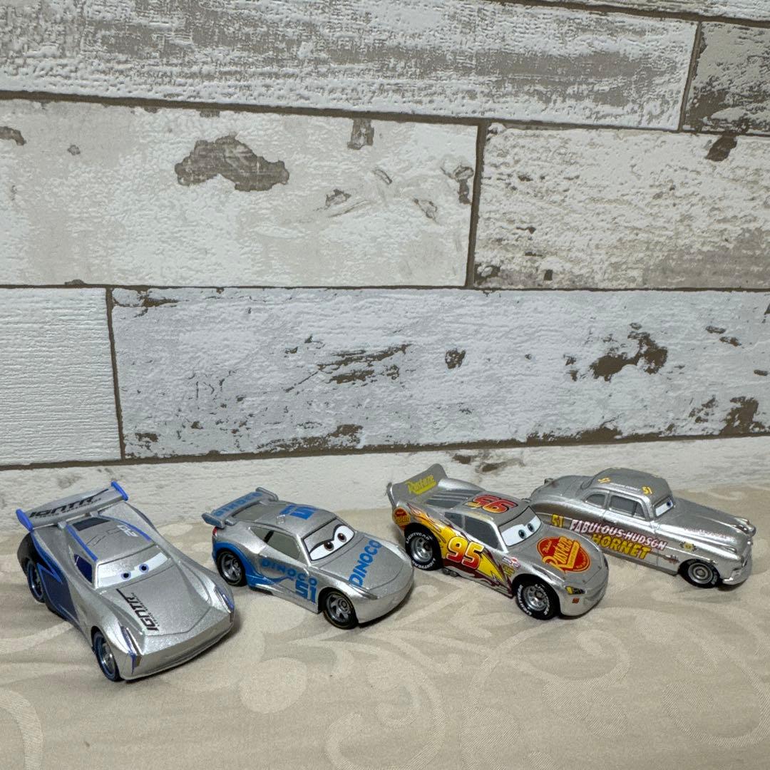 カーズトミカ 廃盤シルバーレーサータイプ 4台セット