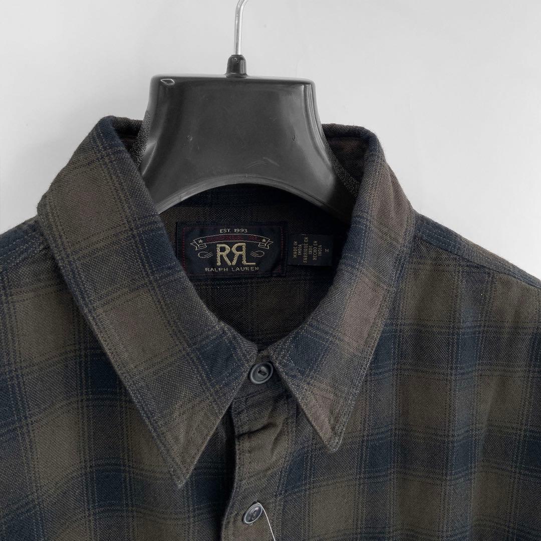 M 新品 RRL チェックシャツ キムタク着 グランメゾンパリ 東京 木村