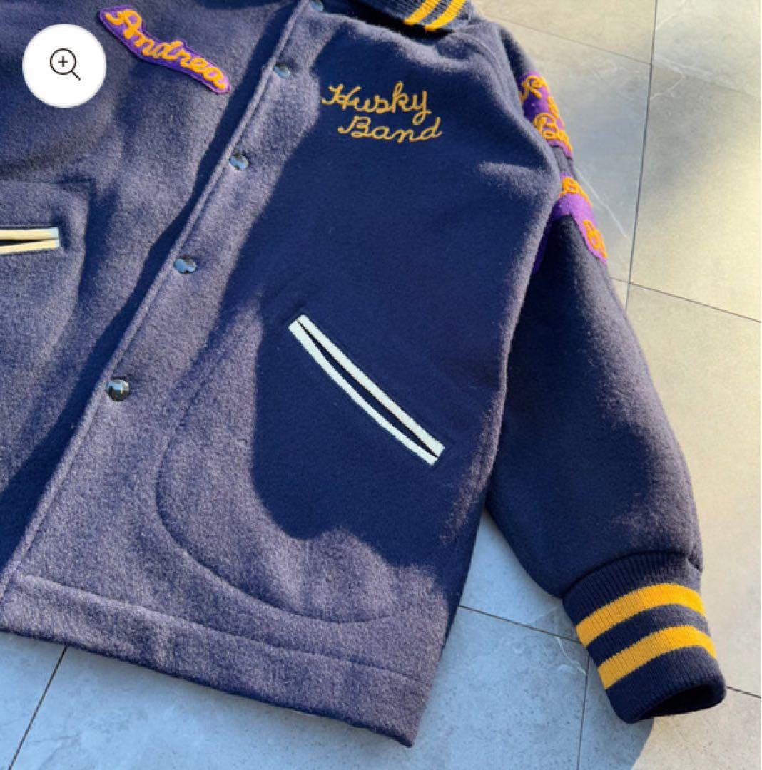 購入価格2.8万スタジャン　スクーカム　チャンピオンリバースウィーブ