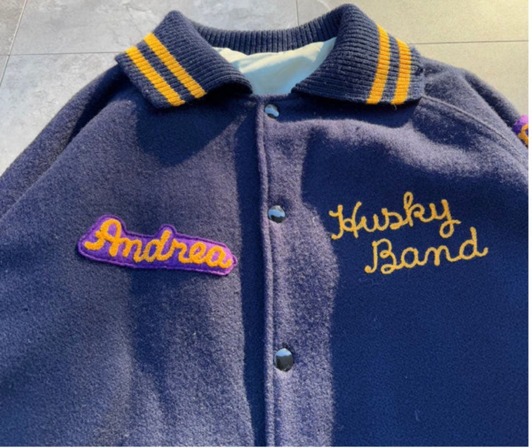 購入価格2.8万スタジャン　スクーカム　チャンピオンリバースウィーブ