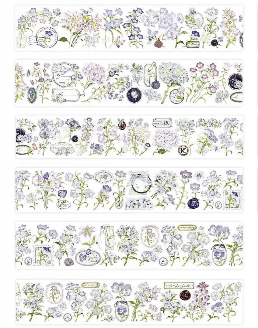 c*☻様 野苺③ 海外 マスキングテープ 装飾マステ 花柄 ボタニカル 新品セッ