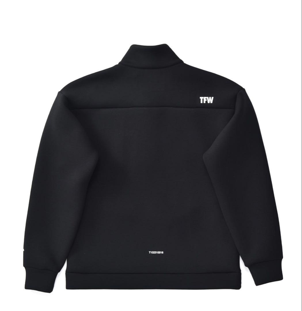 メンズウェア TFW49 CARDBOARD MATERIAL HALF ZIP SWEAT
