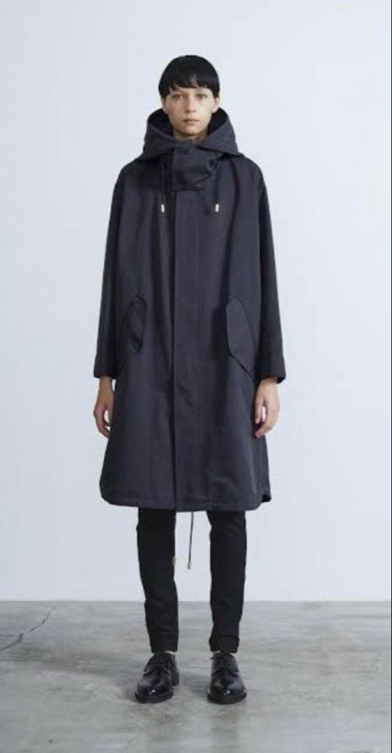 THE RERACS ロングモッズコート　ブラック　サイズ38