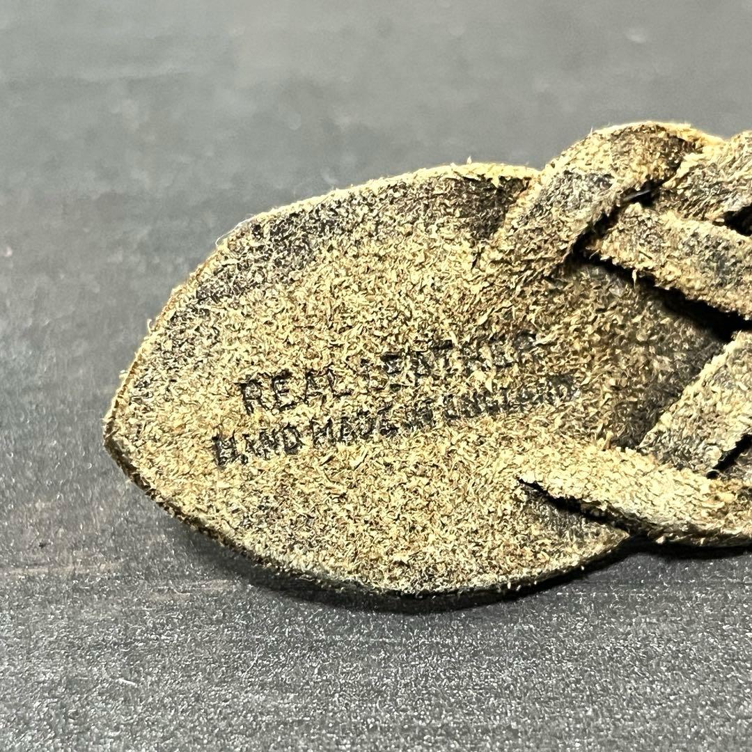 《Whitehouse Cox》Leathbr mesh belt 32/80