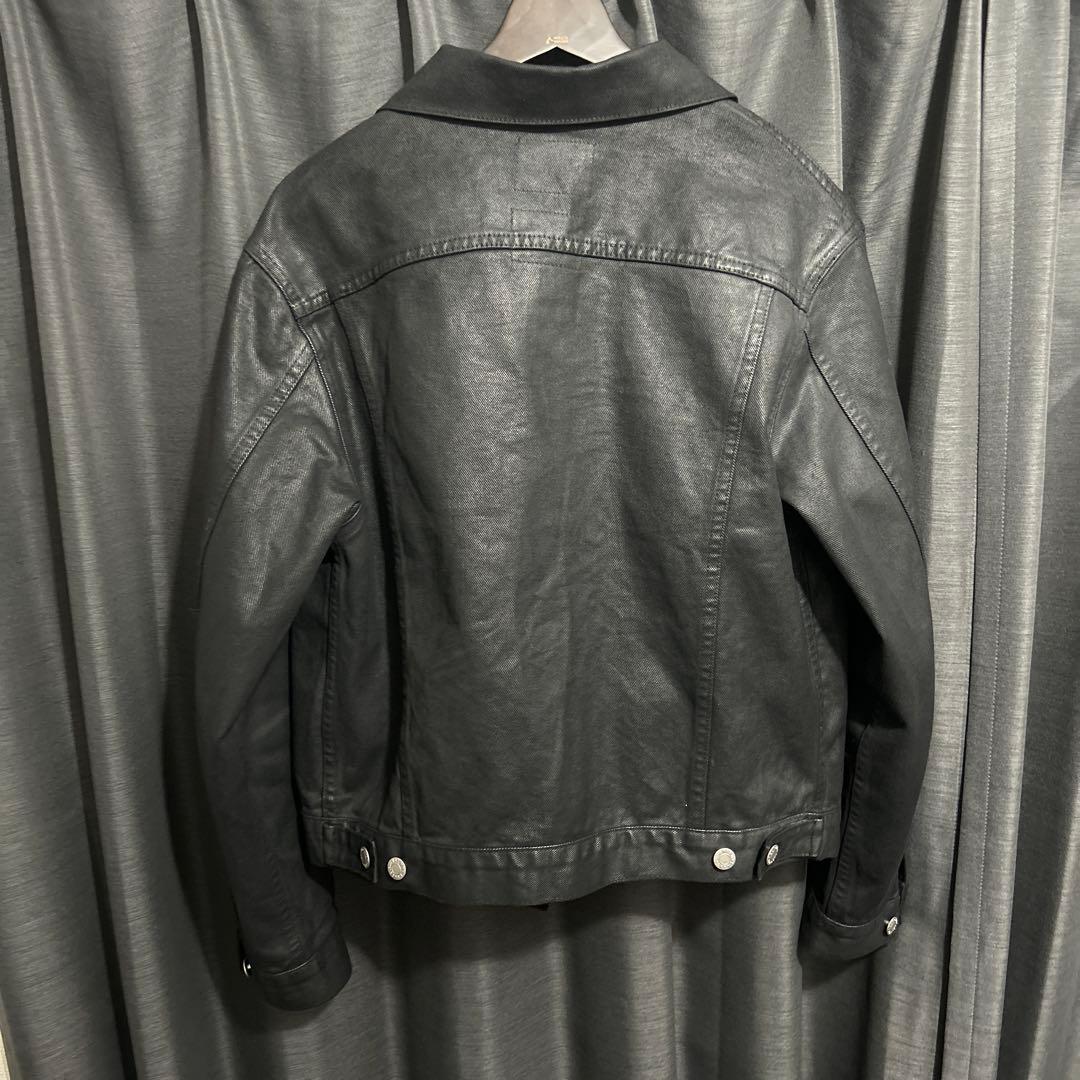helmut lang 1999 ワックス　コーティングデニムジャケット