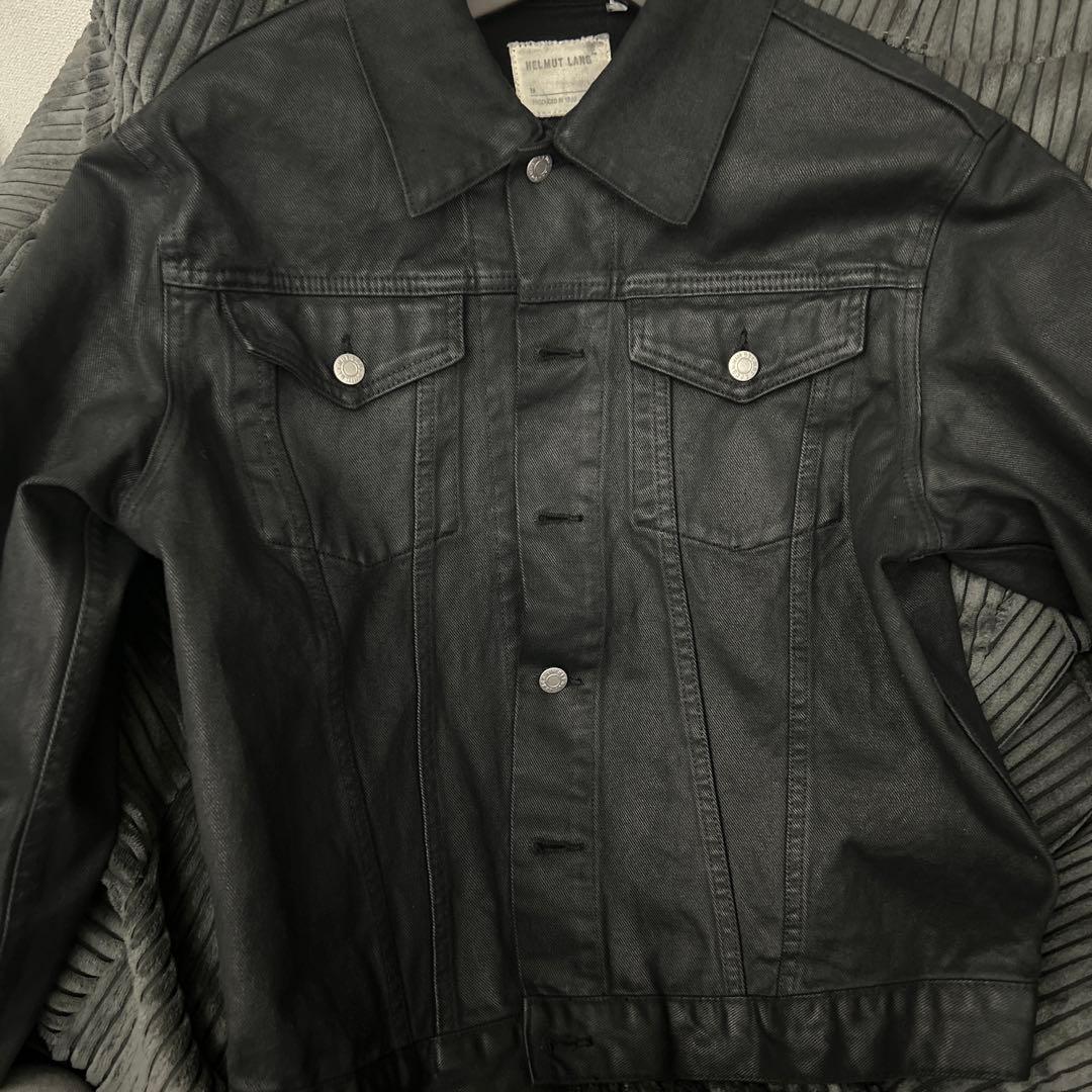 helmut lang 1999 ワックス　コーティングデニムジャケット