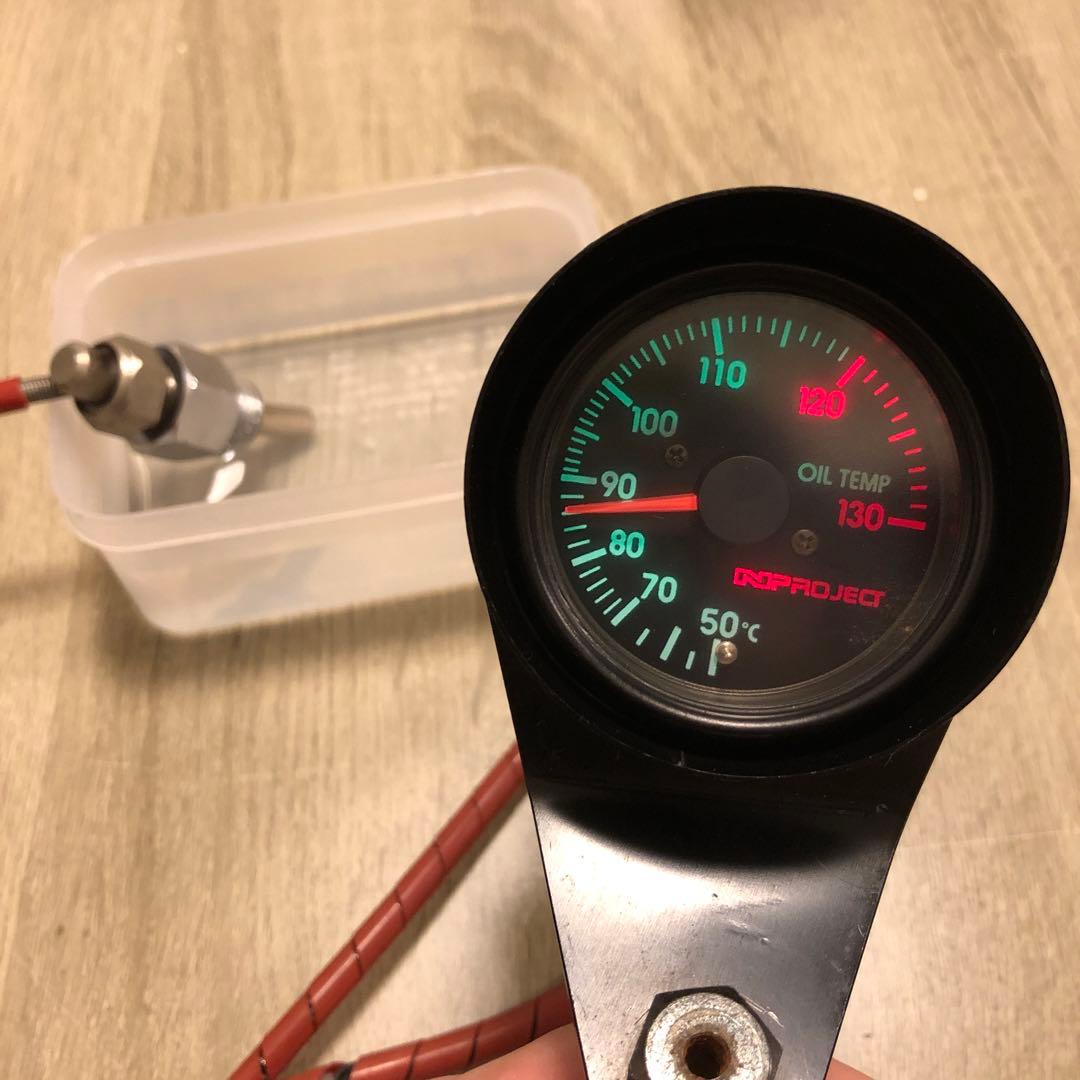 NPROJECT アナログ油温計 機械式 - メルカリ