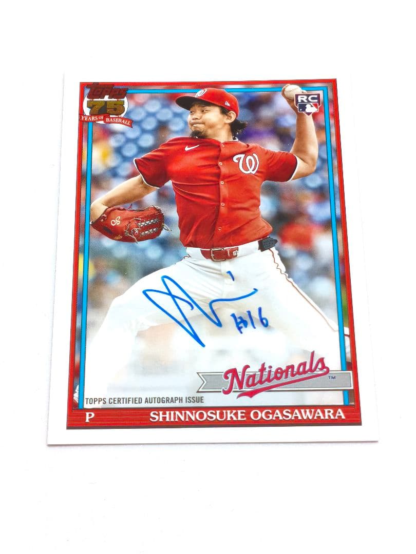 小笠原慎之介 RC 直筆サイン Topps 2026 Series 1 MLB - メルカリ