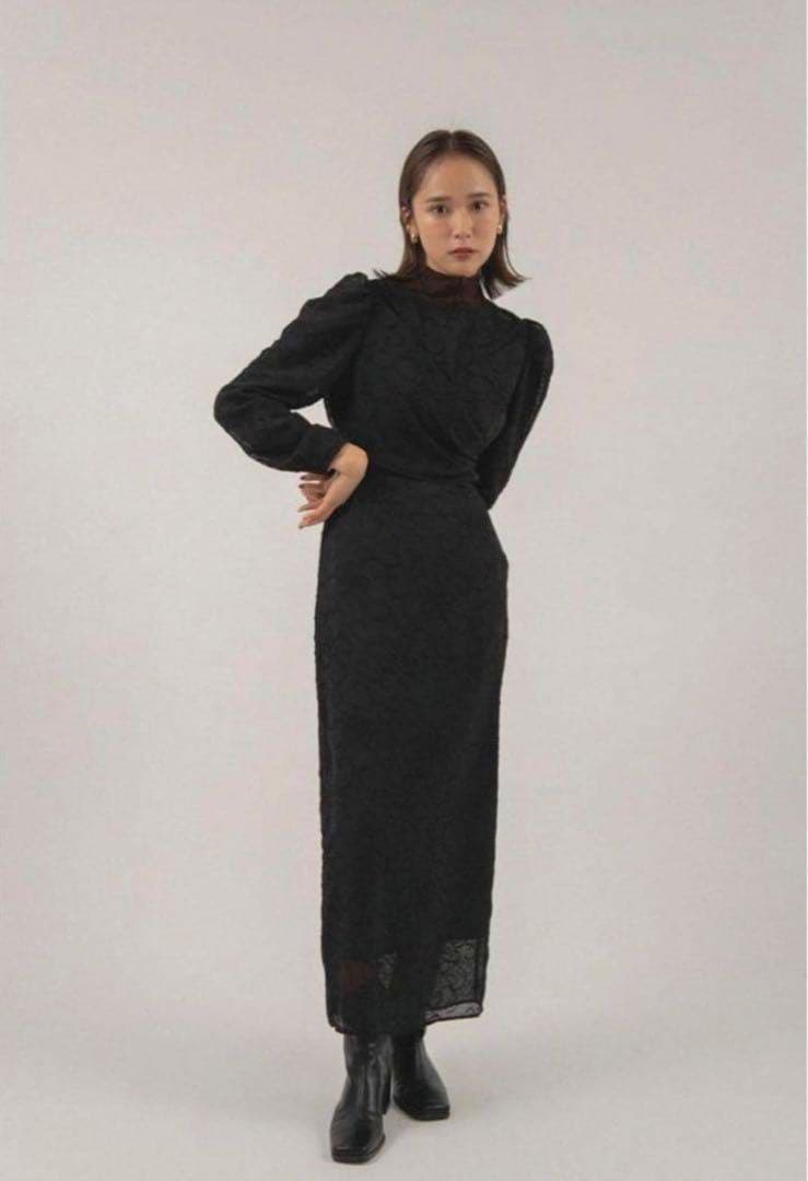 Knuth Marf/ back open sheer dress S - メルカリ