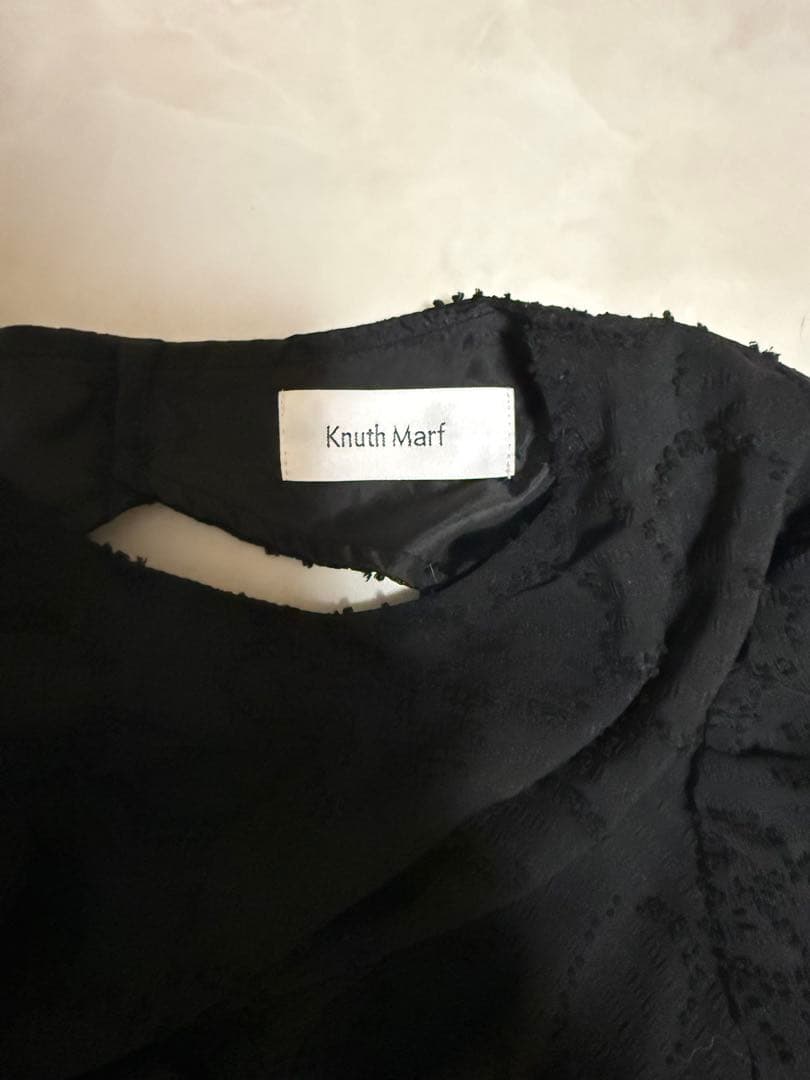 Knuth Marf/ back open sheer dress S - メルカリ