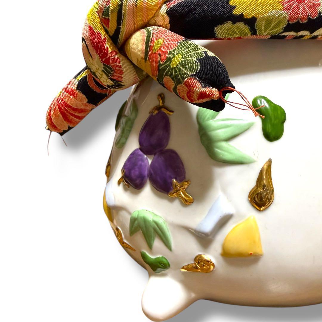 《レア》猫舎道楽堂本舗 大きい招き猫 貯金箱 高さ約30cm