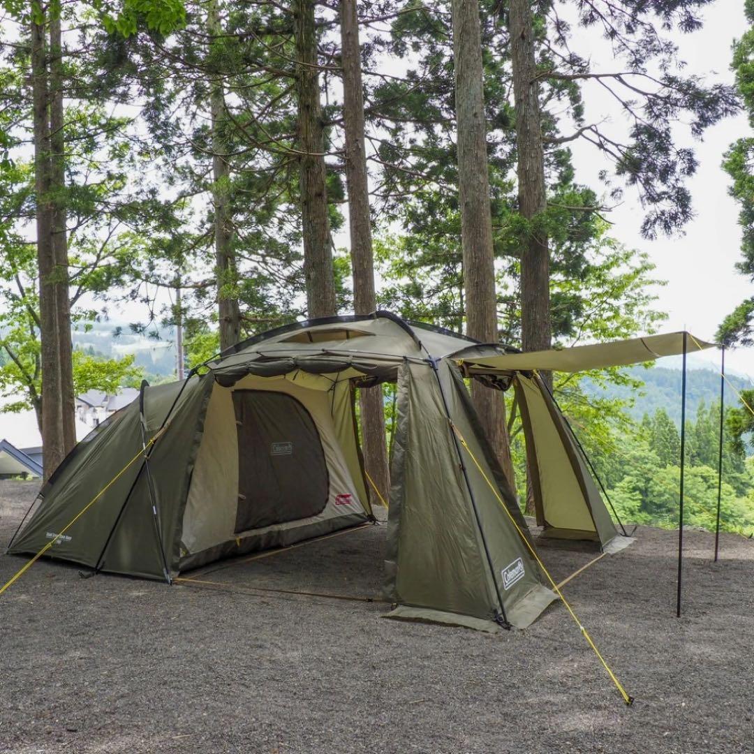 未使用 コールマン ラウンドスクリーン 2ルームハウス オリーブ テント
