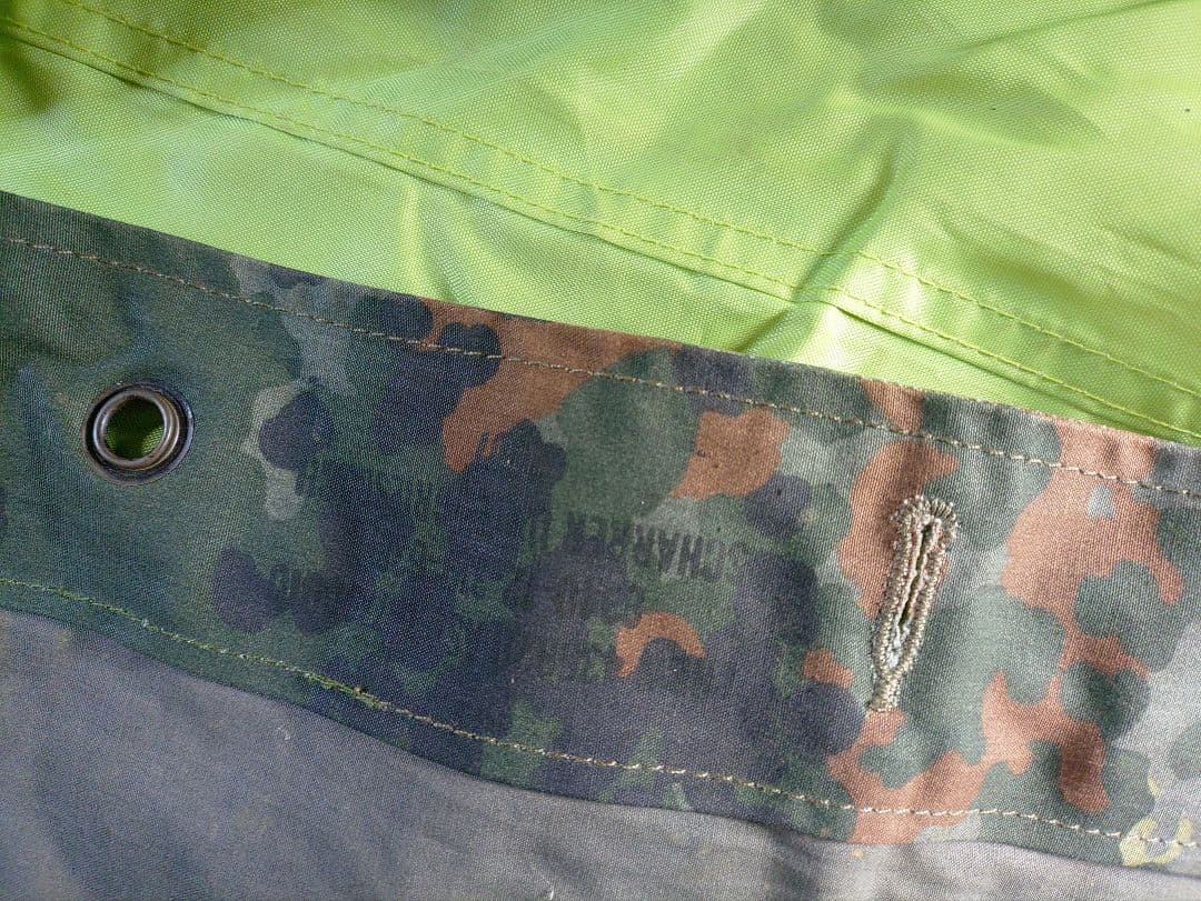 極上！！ドイツ軍　パップテント　3ファスナー x 2ファスナー小窓仕様