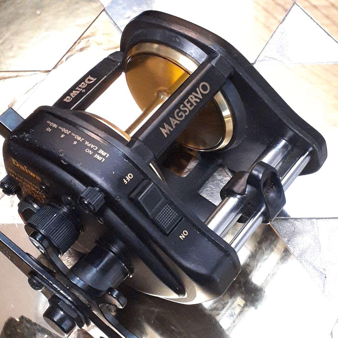 り*ご様 ダイワ ミリオネア マグサーボ SS35 ベイトリール オールドリール