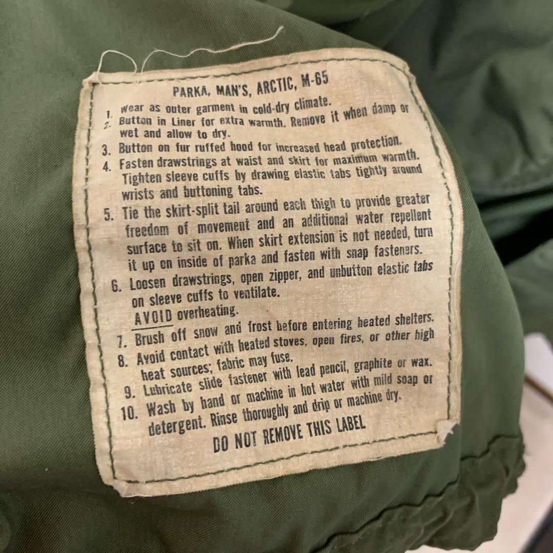 60s M-65 FISHTAIL PARKA 1st アルミジップ