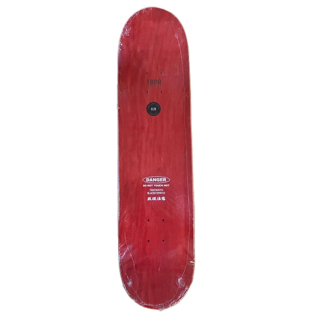 ブラックアイパッチ タイトブース スケボー デッキ 8.25