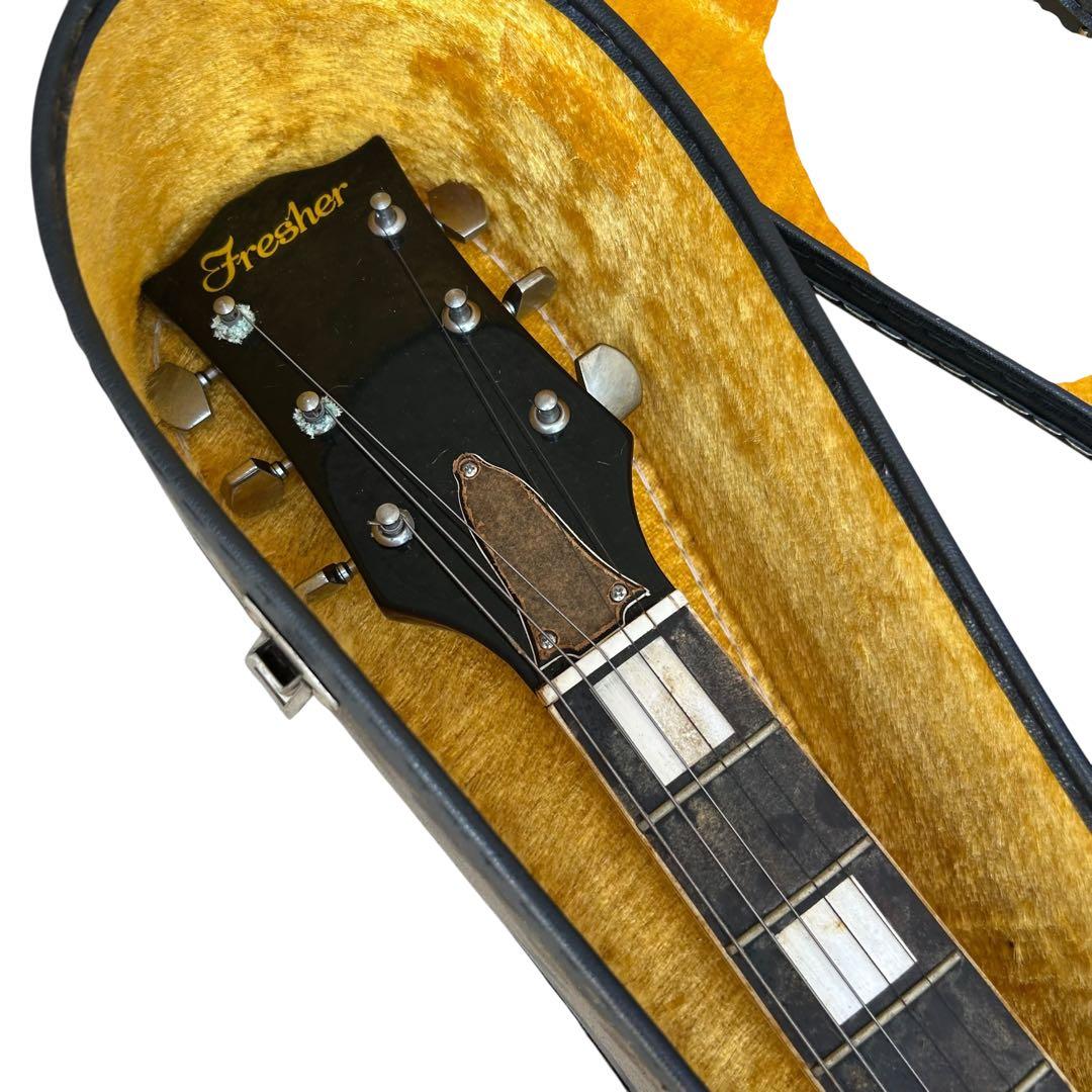 Fresher レスポールタイプ エレキギター ケース付 楽器・機材