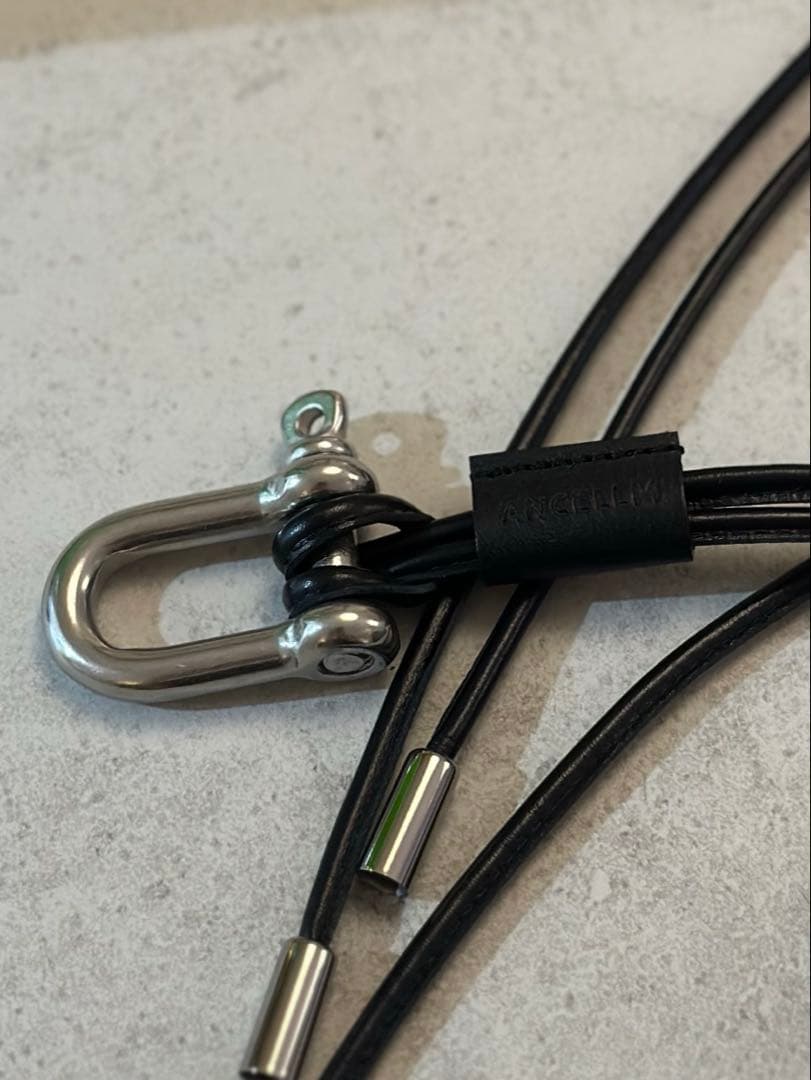 【即完売】ANCELLM LEATHER ROPE BELT