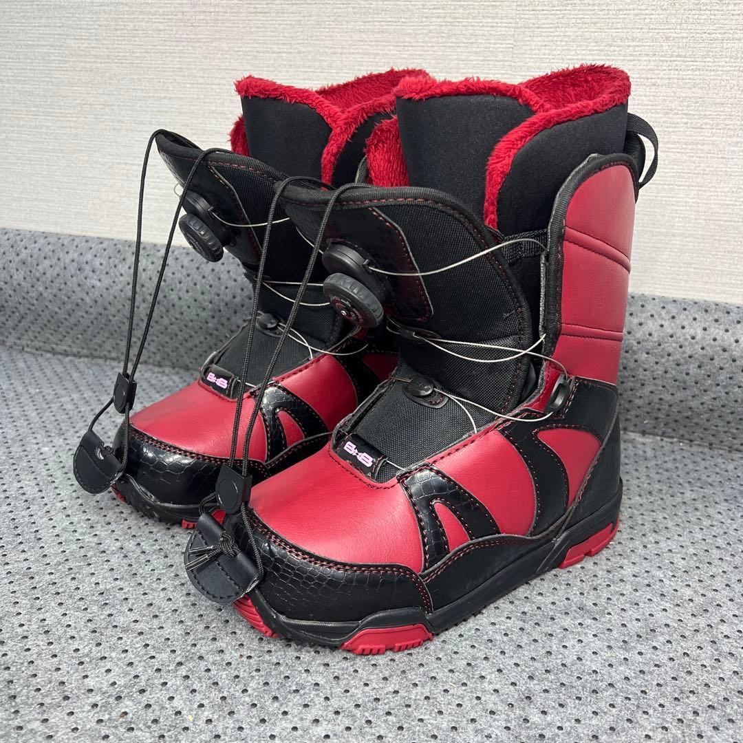 1回使用 美品 24cm BxB レディース ダイヤル スノーボードブーツ