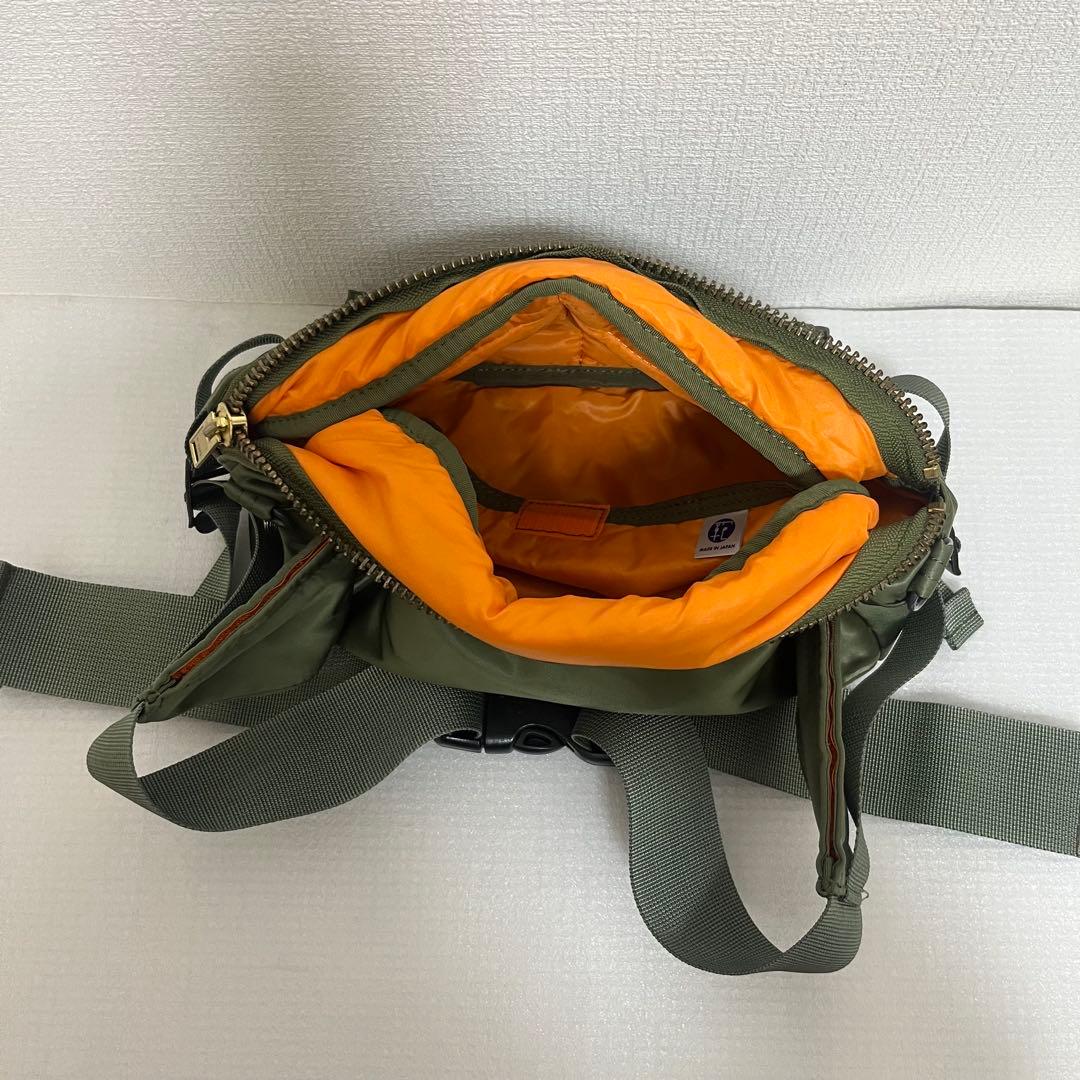 PORTER ボディバッグ オリーブ色