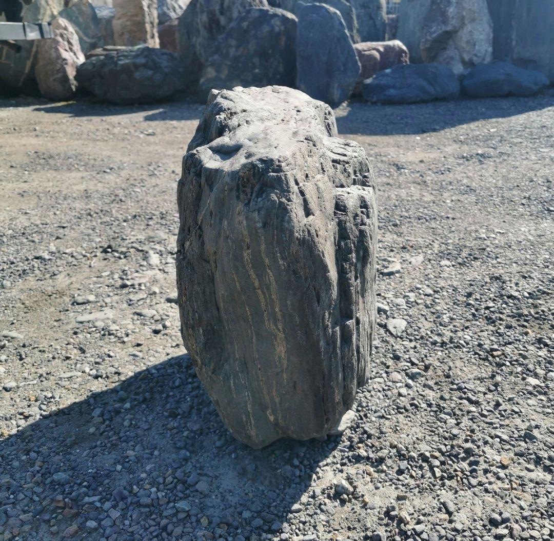 福島産 鮫川石 106キロ 庭石 鑑賞石 石 庭 坪庭 ガーデニング - メルカリ