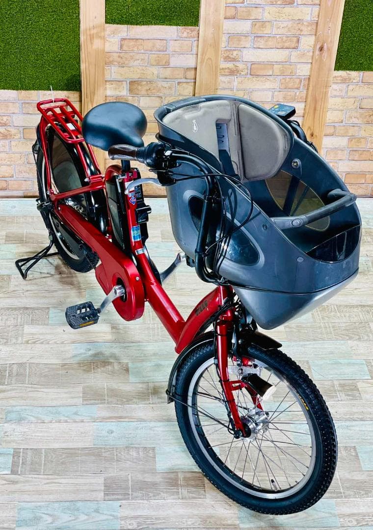 超特価 ビッケ 大人気ブリヂストン 子供乗せ電動アシスト自転車 H1585