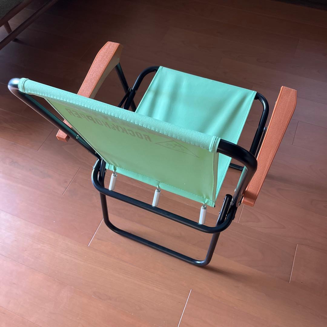 【ROCKY HOPPER】折りたたみアウトドアチェア ミントグリーン 4脚