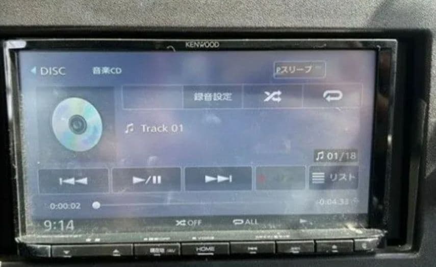 MDV-D307BT KENWOODカーナビ（動作品）